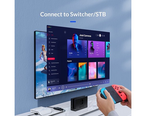 Розгалужувач Orico HDMI 2.0 1x2, 4K (CA913510)