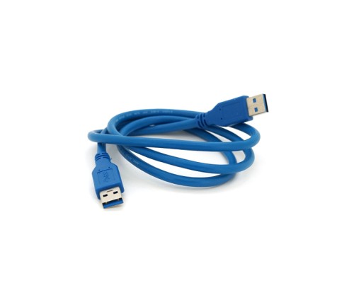 Дата кабель USB 3.0 AM/AM 1.0m Blue Voltronic (YT-3.0AM+AM-1.0)