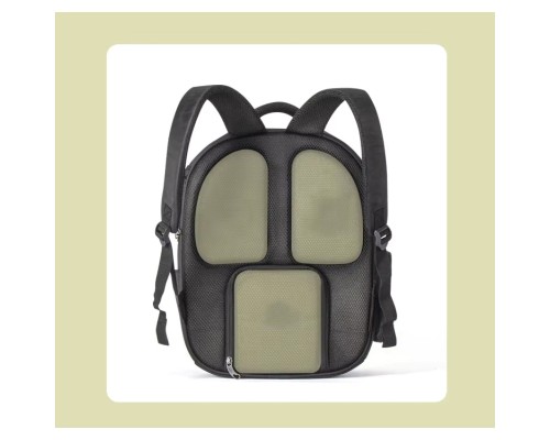 Переноска для тварин Lapka з вентиляцією біла (PCB-01-W)