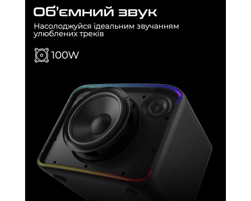 Акустична система HiFuture Event Horizon 100W RGB Black (event horizon.black)