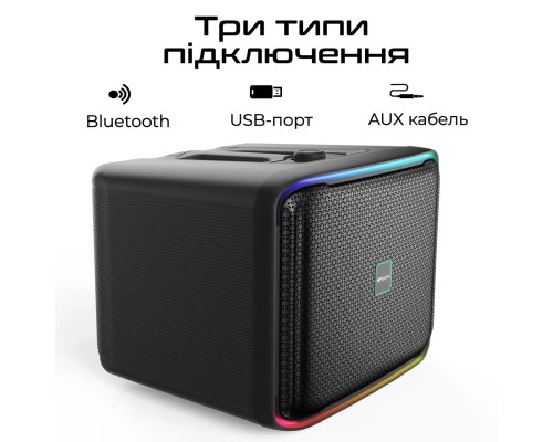 Акустична система HiFuture Event Horizon 100W RGB Black (event horizon.black)