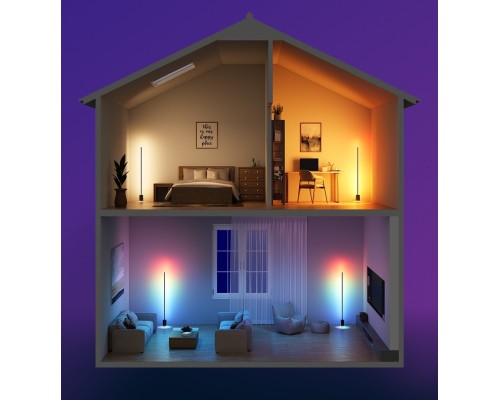 Світильник Govee H607C Floor Lamp 2, 1725Lm, RGBICWW, WI-FI/Bluetooth, black (H607C311)