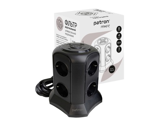 Мережевий фільтр живлення Patron SP-1683-USBT