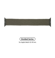 Ремінець до смарт-годинника Armorstandart Braided Solo Loop для Apple Watch 49/46/45/44/42 (Series 1-3) Inverness Green Size 6 (148 mm) (ARM58075)