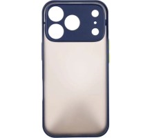 Чохол до мобільного телефона Dengos Matte iPhone 17 Pro Blue (DG-TPU-MATT-171)