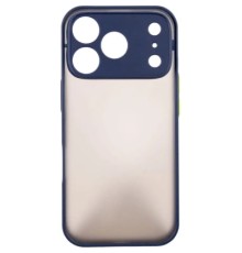 Чохол до мобільного телефона Dengos Matte iPhone 17 Pro Blue (DG-TPU-MATT-171)