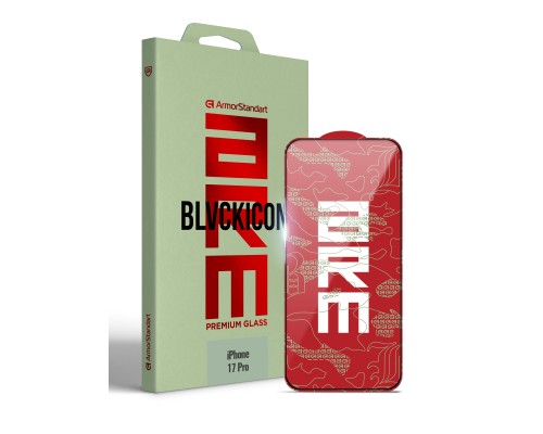 Скло захисне Armorstandart Icon Apple iPhone 17 Pro Black (ARM88499)