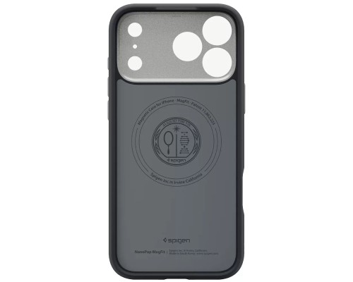 Чохол до мобільного телефона Spigen Nano Pop MagFit iPhone 17 Pro Max Black Sesame (ACS10262)