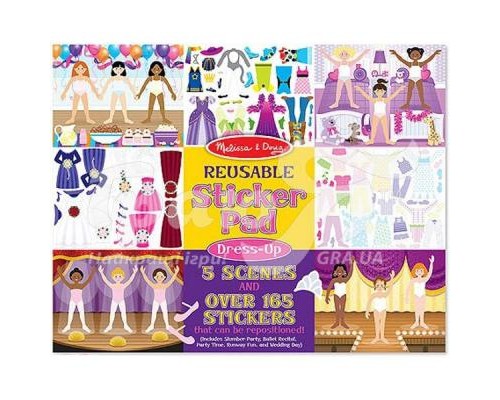 Набір для творчості Melissa&Doug Багаторазові вінілові стікери (MD14198)