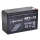 Батарея до ДБЖ Matrix 12V 7AH (NP7-12) 