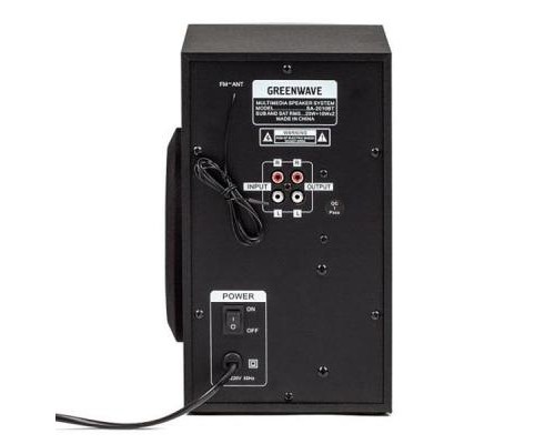 Акустична система Greenwave SA-2010BT Black-red (R0015181) 