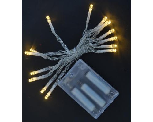 Гірлянда YES! Fun 15 LED лампочок, молочно-біла, 1,6 м (801126)