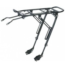 Багажник велосипедний Velotrade KAIWEI KW-667-01 Al на верхние перья черный (CAR-024)