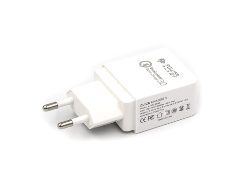 Зарядний пристрій PowerPlant Qualcomm Quick Charge 3.0 (SC230082)
