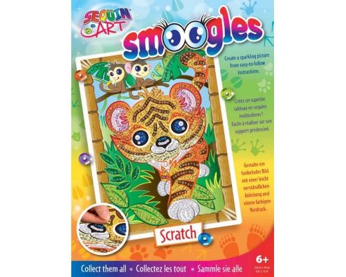 Набір для творчості Sequin Art SMOOGLES Тигр (SA1815) Набір для творчості Sequin Art SMOOGLES Тигр (SA1815)