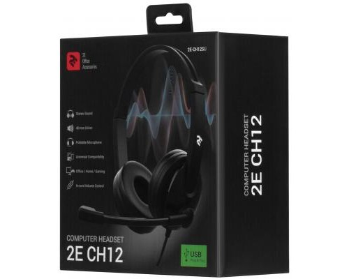 Навушники 2E CH12 On-Ear USB (2E-CH12SU)