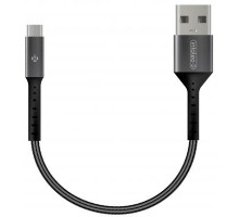 Дата кабель USB 2.0 AM to Micro 5P 0.2m Intaleo (1283126495632)