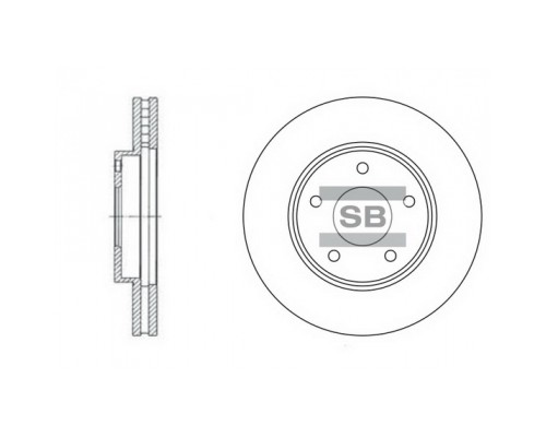 Гальмівний диск HI-Q SD4202
