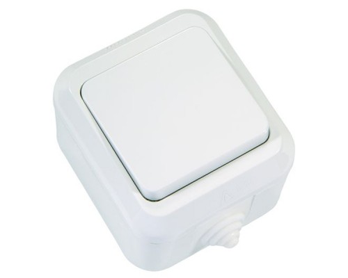 Вимикач MAKEL IP44белая (18300)