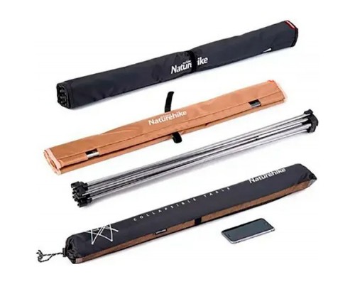 Туристичний стіл Naturehike NH20JJ020 L Aluminium Black (6927595763421) Туристичний стіл Naturehike NH20JJ020 L Aluminium Black (6927595763421)