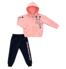 Спортивний костюм дитячий Breeze з котиком (16824-98G-peach)