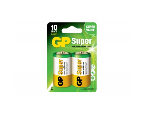 Батарейка Gp D Super Alkaline LR20 * 2 (13A-U2 / 4891199000003) 