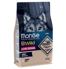 Сухий корм для собак Monge Dog Bwild Low Grain м'ясо гусака 2.5 кг (8009470012102)