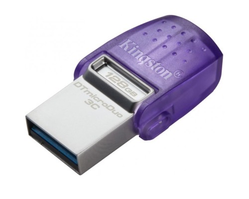 USB флеш накопичувач Kingston 128GB DataTraveler microDuo 3C USB 3.2/Type C (DTDUO3CG3/128GB) 