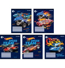 Зошит Kite Hot Wheels , 12 аркушів, лінія (HW22-234)