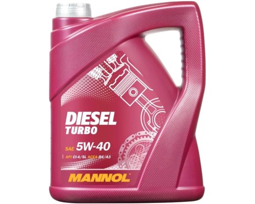 Моторна олива Mannol DIESEL TURBO 5л 5W-40 (MN7904-5)