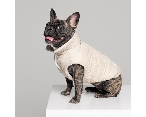 Жилет для тварин Pet Fashion LUCKY M2 бежевий (4823082428700)