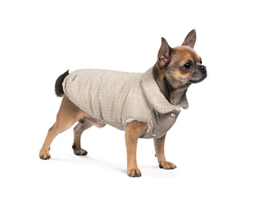 Жилет для тварин Pet Fashion LUCKY M2 бежевий (4823082428700)