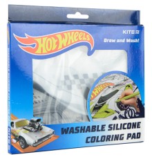 Підкладка настільна Kite силіконова розмальовка Hot Wheels, 30х40см (HW22-424)