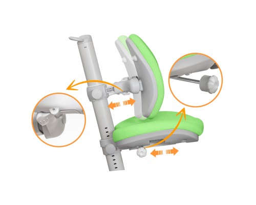 Дитяче крісло Mealux Ortoback Duo Plus Green (Y-510 KZ Plus)