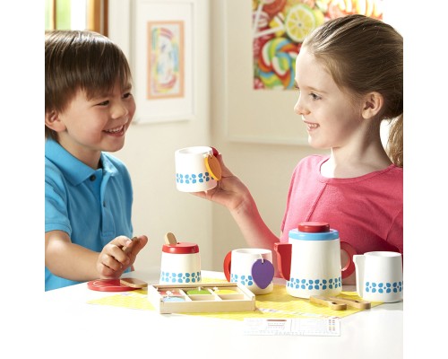 Ігровий набір Melissa&Doug Дерев'яний набір Чайний сервіз (MD19843)