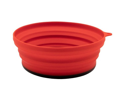 Миска туристична Tramp силіконова з пластиковим дном 550 мл (UTRC-123-terracota)