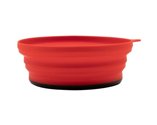 Миска туристична Tramp силіконова з пластиковим дном 550 мл (UTRC-123-terracota)