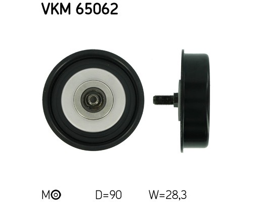 Ролик натягувача ременя SKF VKM 65062