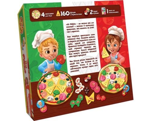 Настільна гра Danko Toys IQ Pizza, українська (G-IP-01U)