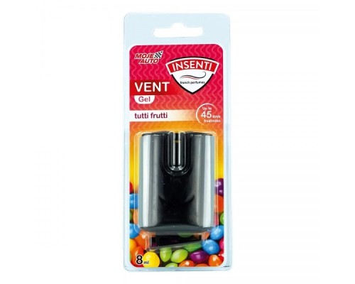 Ароматизатор для автомобіля MOJE AUTO Insenti Vent Gel Tutti Frutti 8мл (15-551) 
