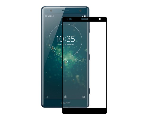 Скло захисне PowerPlant Full screen Sony Xperia XZ2, Black (GL605453)