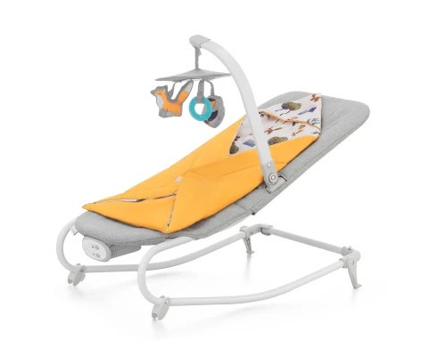 Крісло-гойдалка Kinderkraft шезлонг Felio 2 Forest Yellow (5902533921102) Крісло-гойдалка Kinderkraft шезлонг Felio 2 Forest Yellow (5902533921102)