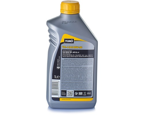 Трансмісійна олива Yuko TRANS 80W-90 GL-4 1л (4820070244458)