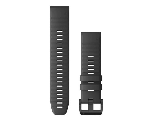 Ремінець до смарт-годинника Garmin fenix 6 solar 22mm QuickFit Slate Gray Silicone (010-12863-22)