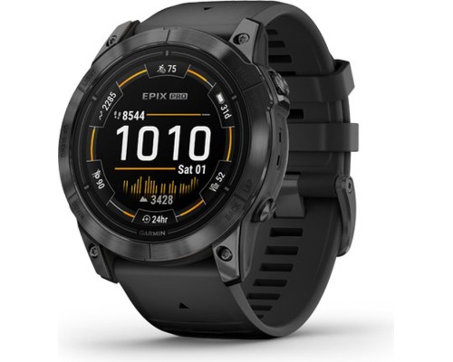 Смарт-годинник Garmin EPIX PRO (g2), 51, Glass, SltGry SS, Blk, GPS (010-02804-21)