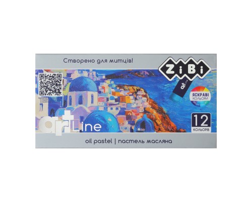 Пастель ZiBi ART Line -2 масляна художня, 12 кольорів (ZB.2491)