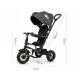 Дитячий велосипед QPlay Rito Rubber Black складаний триколісний (S380-10BlackRubber)