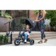 Дитячий велосипед QPlay Rito Rubber Black складаний триколісний (S380-10BlackRubber)