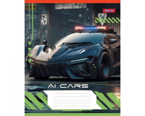 Зошит 1 вересня А5 AI cars 48 аркушів, лінія (766723)