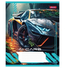 Зошит 1 вересня А5 AI cars 48 аркушів, лінія (766723)